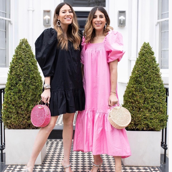 H&M | Puff Sleeve Black Mini Dress NWT - Picture 3 of 14